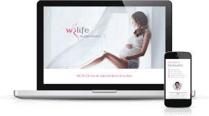 Website Responsivo Clínica WLife