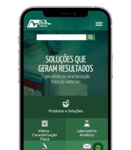 Website AcilWeber versão mobile